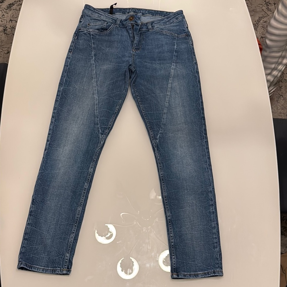 Classic Blue Straight Denim Jeans